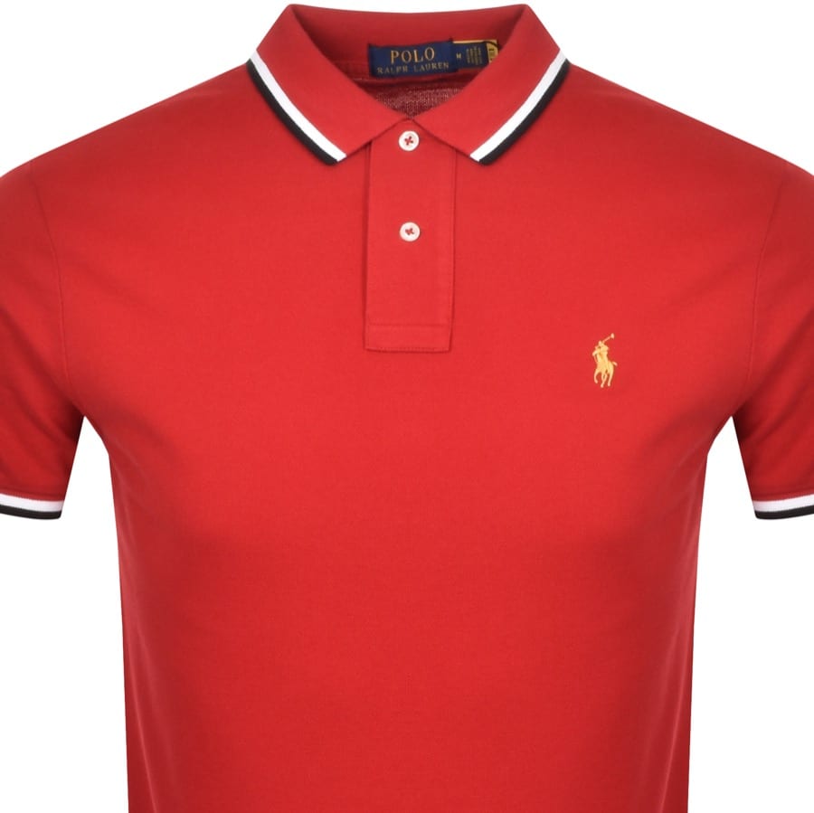 Alternative Image for ProductRalph Lauren Basic Mesh Polo Red2